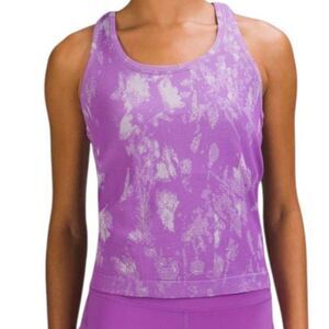 Lululemon Swiftly Tech Racerback Tank Top 2.0 *Race Shadow Bloom Moonlit Magenta